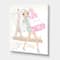 Designart - Young Girl With Shopping Boxes In Paris - Shabby Chic Canvas Wall Art Print